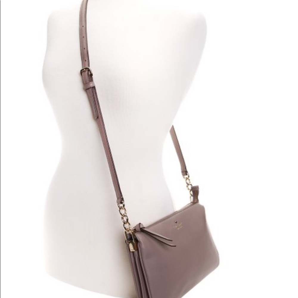 🚫SOLD🚫Kate Spade Madelyne Taupe Crossbody - Picture 4 of 7